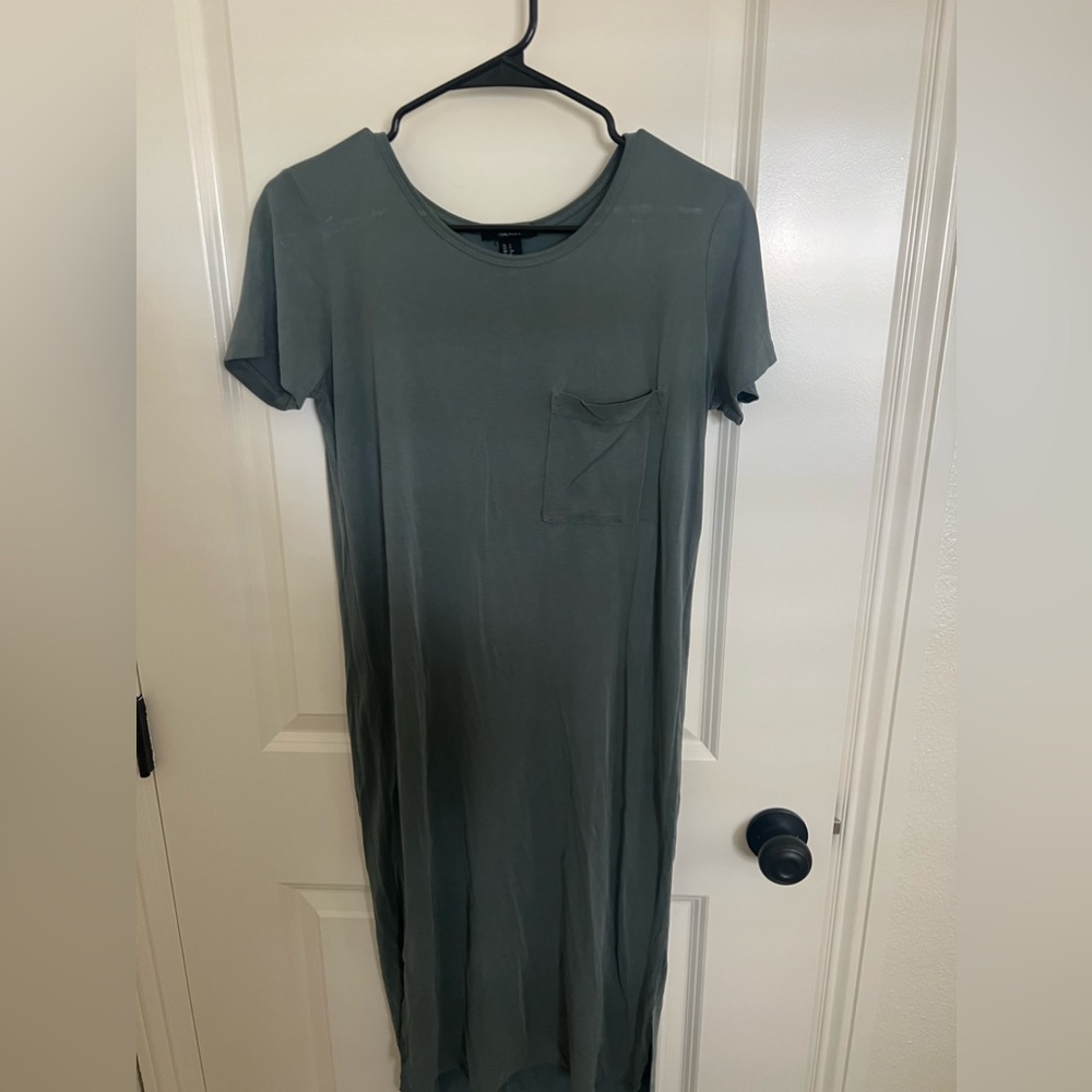 Grey/blue casual dress